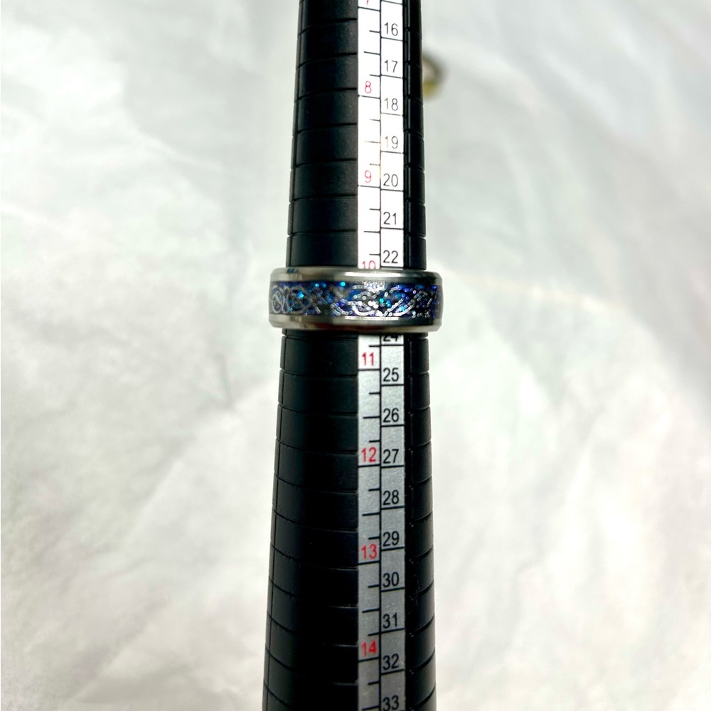 Ss Blue Ring - image 4